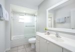 Secondary Bathroom with Shower and Tub Combo